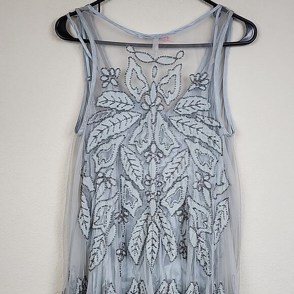 NWT Free People La Palma XS Beaded Dress - Picture 13 of 15